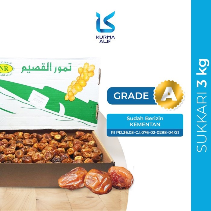 

Kurma Sukari 3 Kg Kurma Raja Oleh Oleh Haji Umroh