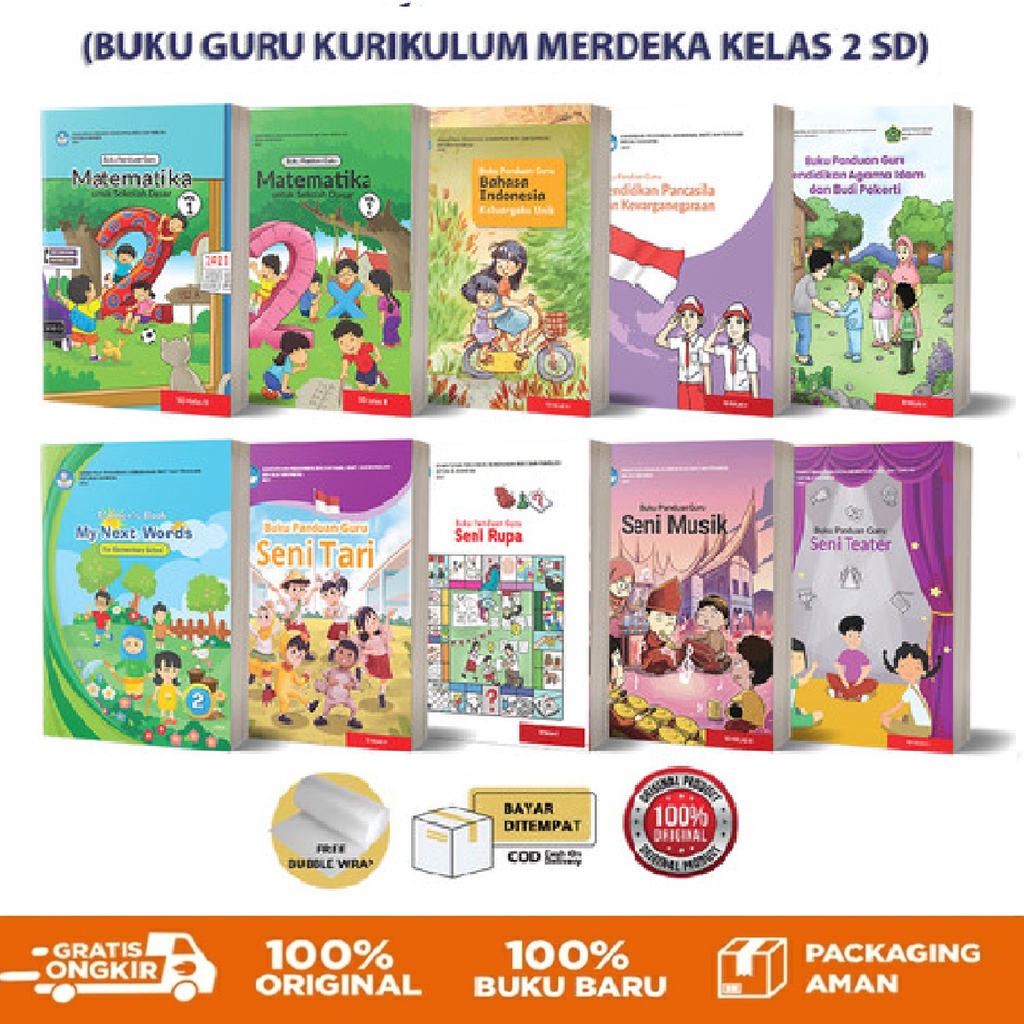 Buku Panduan Guru Kelas 2 Kurikulum Merdeka SD / MI -  Buku Guru Kelas II Kurikulum Merdeka
