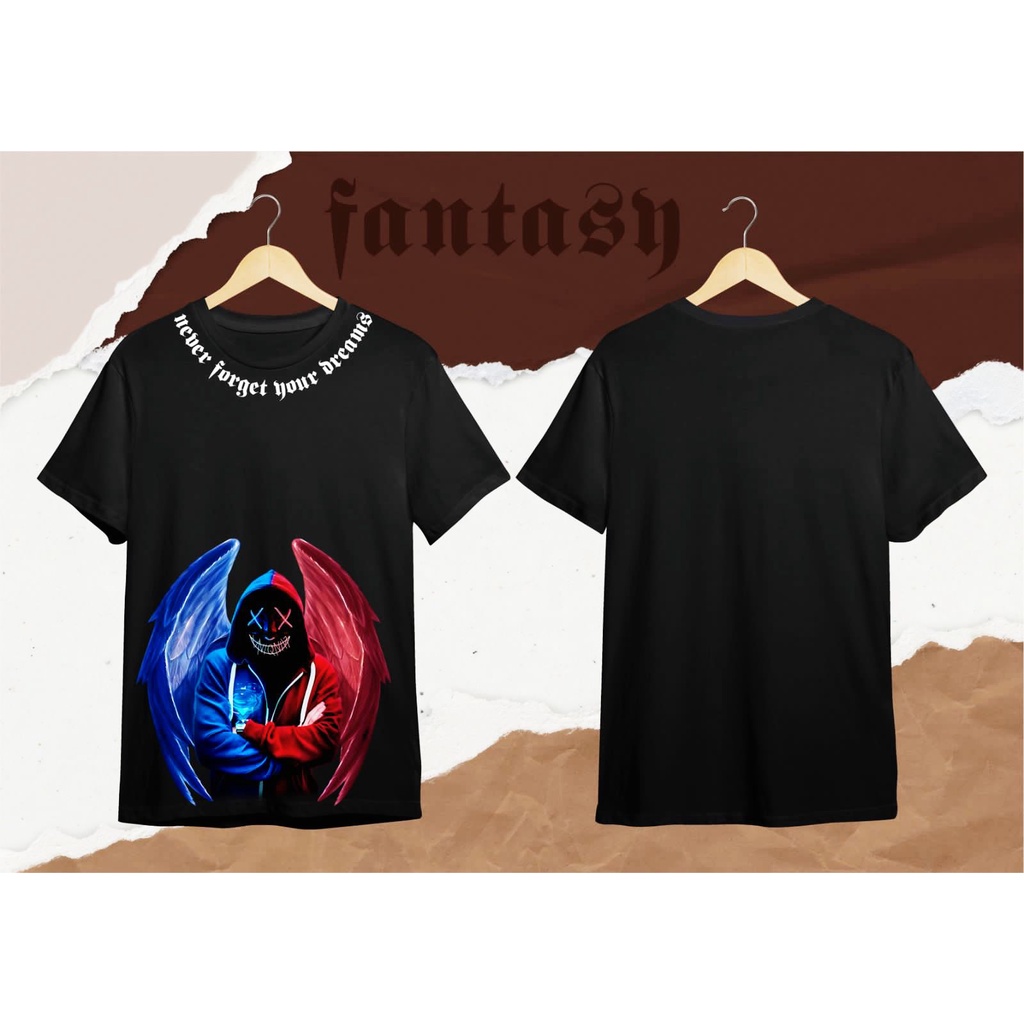 Kaos murah Kaos distro murah baju  distro pria t-shirt murah combed30s UNIQ HACKER GAYA