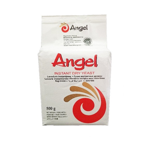 

ANGEL RAGI INSTANT 500GR / PENGEMBANG KUE ANGEL 500GR / DRY YEAST RAGI KERING ANGEL 500GR