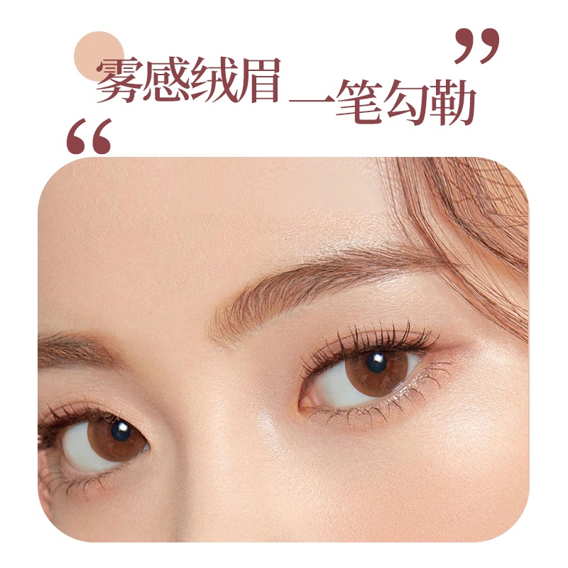 LM-837 Lameila Pensil Alis  Double Heads Eyebrow Pencil Lasting Eyebrow Pen Waterproof 5 Warna