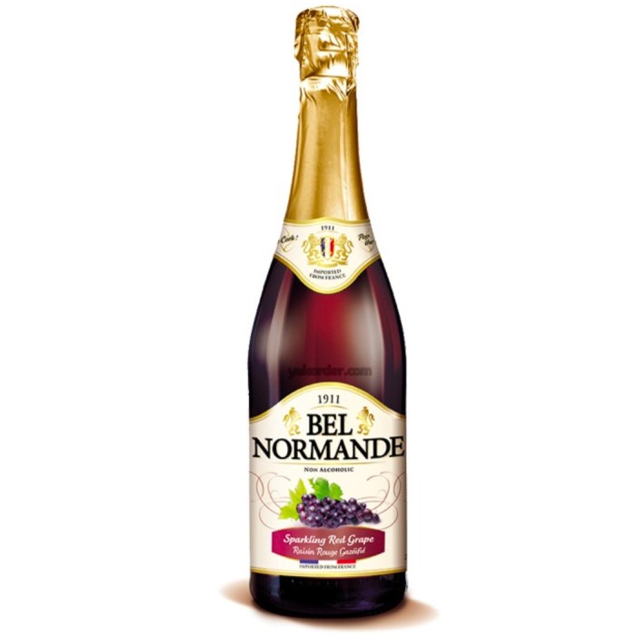 

BEL NORMANDE SPARKLING RED GRAPE 750ML NON ALCOHOL