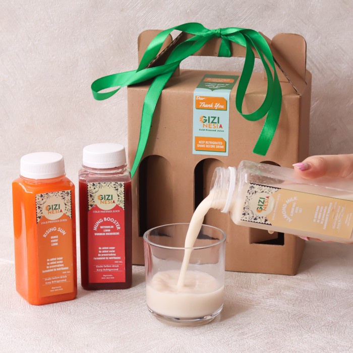 

PARSEL ASI BOOSTER COLD PRESSED JUICE DETOX JUICE CLEANSE, WIB