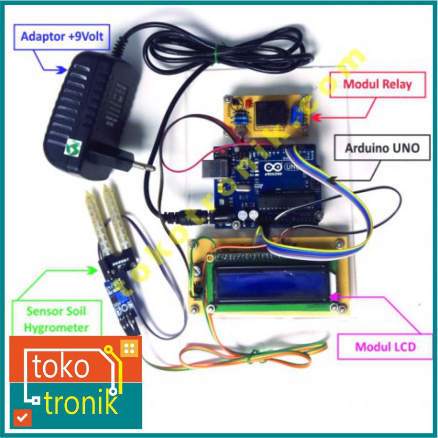 Penyiram Tanaman Otomatis dg Arduino