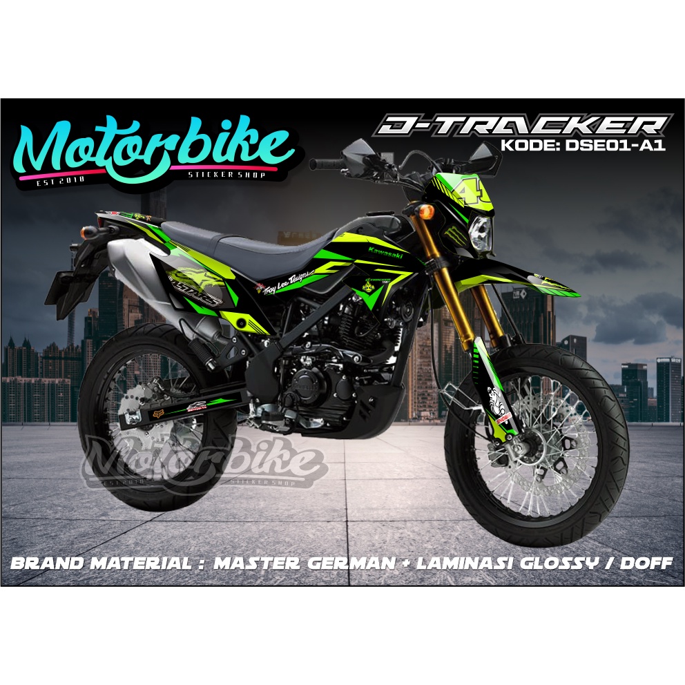 DECAL KLX DTRACKER SE - DECAL KAWASAKI DTRACKER FULLBODY