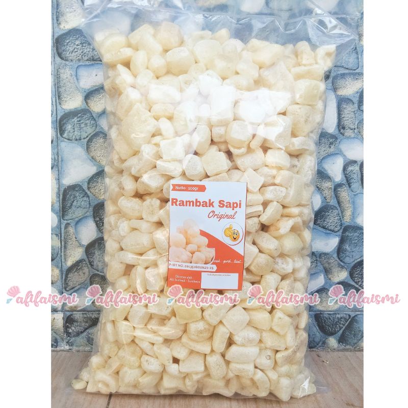 

Rambak Sapi Original 1Kg dan ½Kg