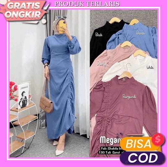 Gamis Terbaru 2023 Lebaran Wanita Import Remaja Jumbo Korean Style Burkat Kekinian Drees Perempuan T