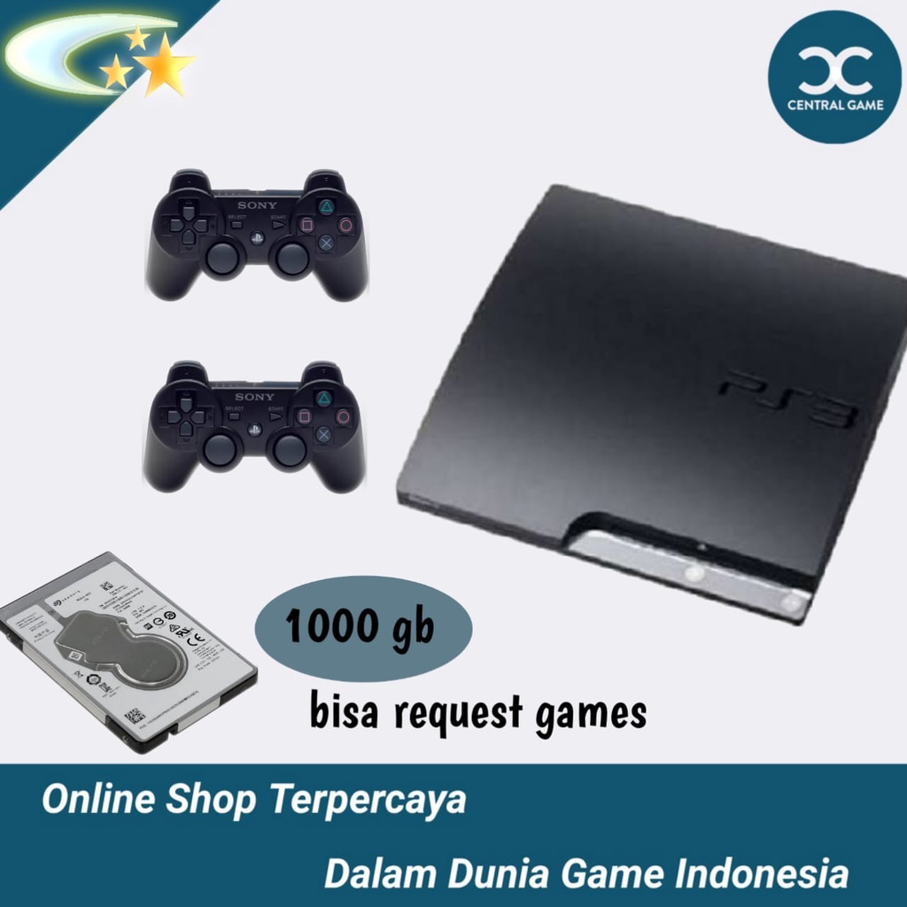 playstation 3 slim hdd 500gg full game terbaru