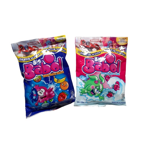 

Permen Karet BIG BABOL Tutti Frutti / Stroberi & Krim Isi 40 pcs per BUNGKUS