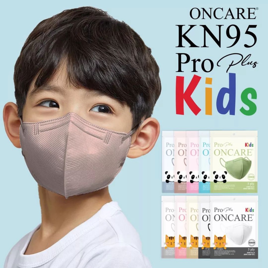 MASKER ONCARE Kn95 PRO plus ANAK PRO KIDS ANAK TERBARU