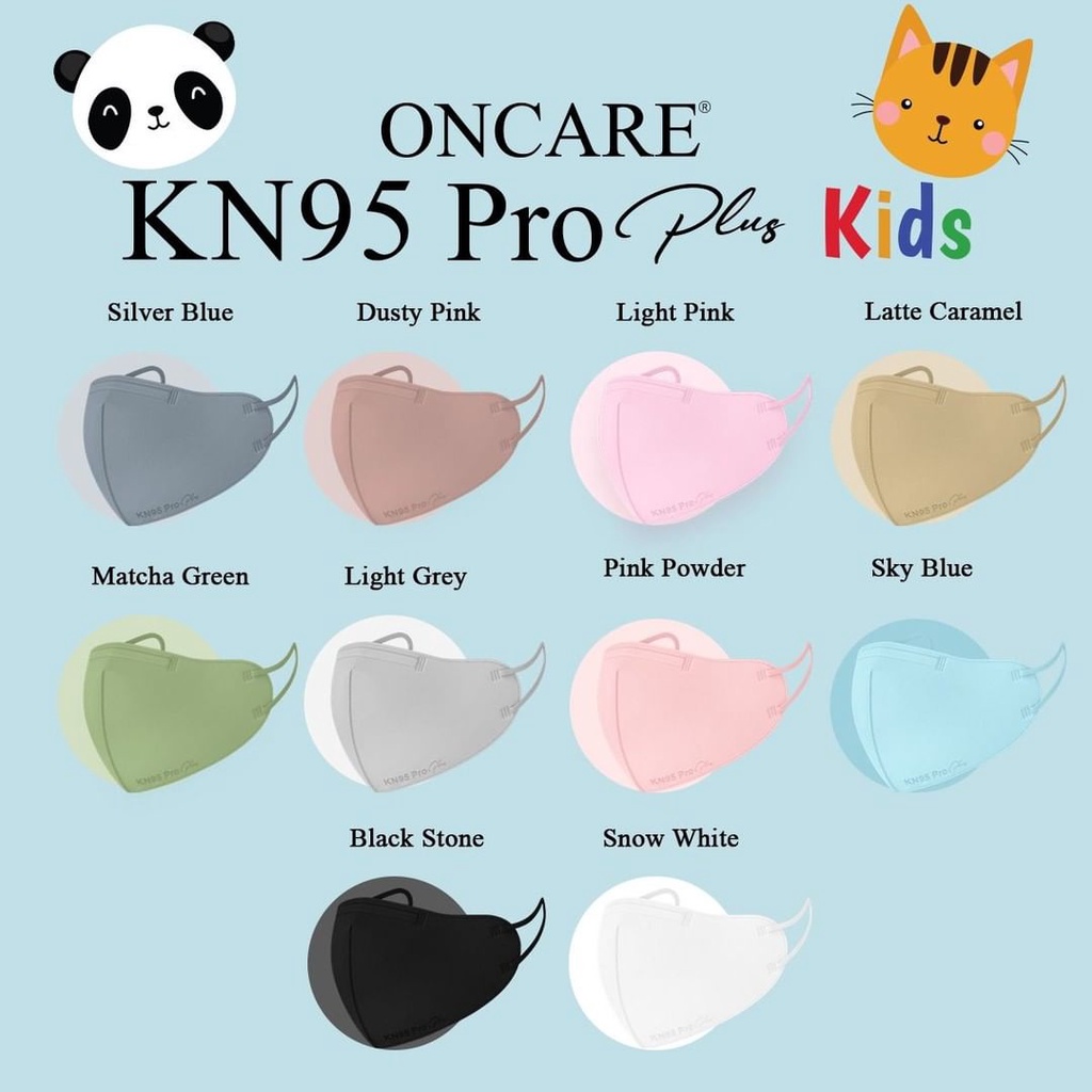 MASKER ONCARE Kn95 PRO plus ANAK PRO KIDS ANAK TERBARU