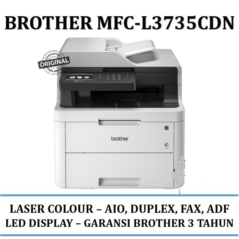 PRINTER BROTHER Laser Colour MFC-L3735CDN - Original