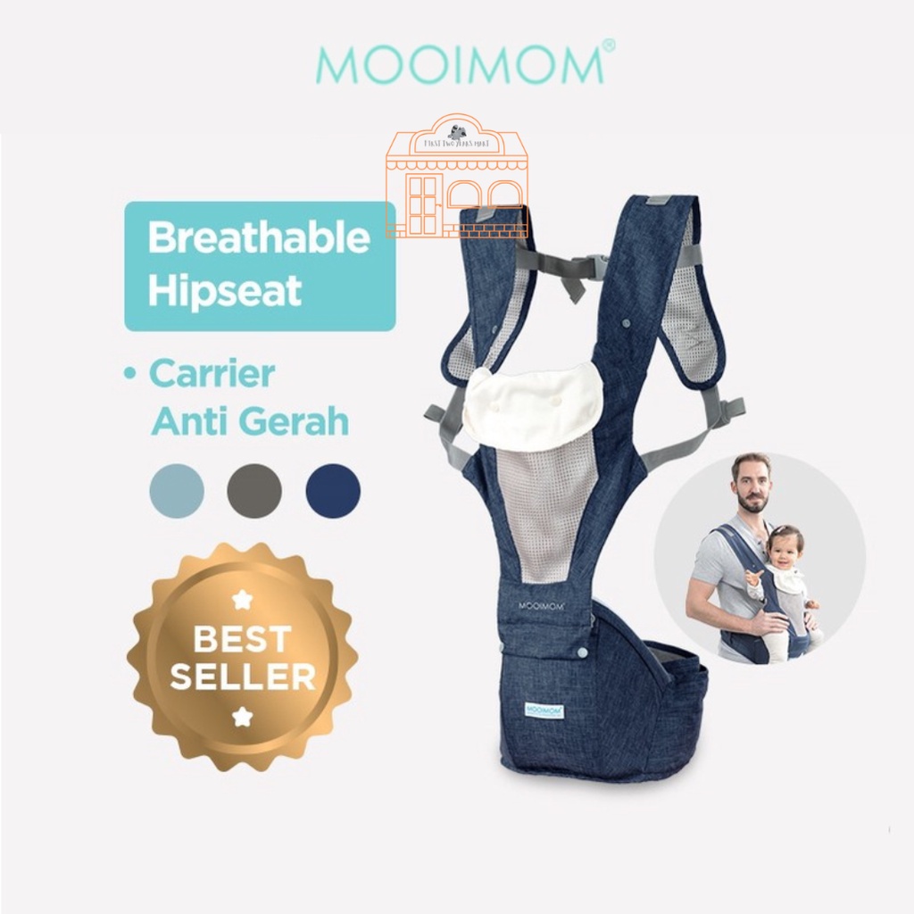 Mooimom - Breathable Hipseat Carrier / Gendongan Hipseat Bayi Anak