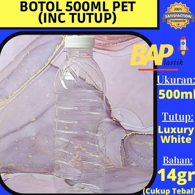 Ready oke] Botol Plastik 500ml PET (Grosir)