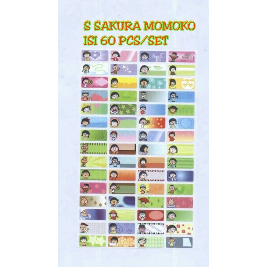 

Label Nama Sakura Momoko