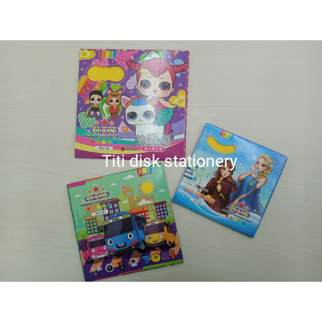 

Kertas Origami Kertas Lipat Newstar Ukuran 16x16 14x14 12x12 Isi 25 Lembar