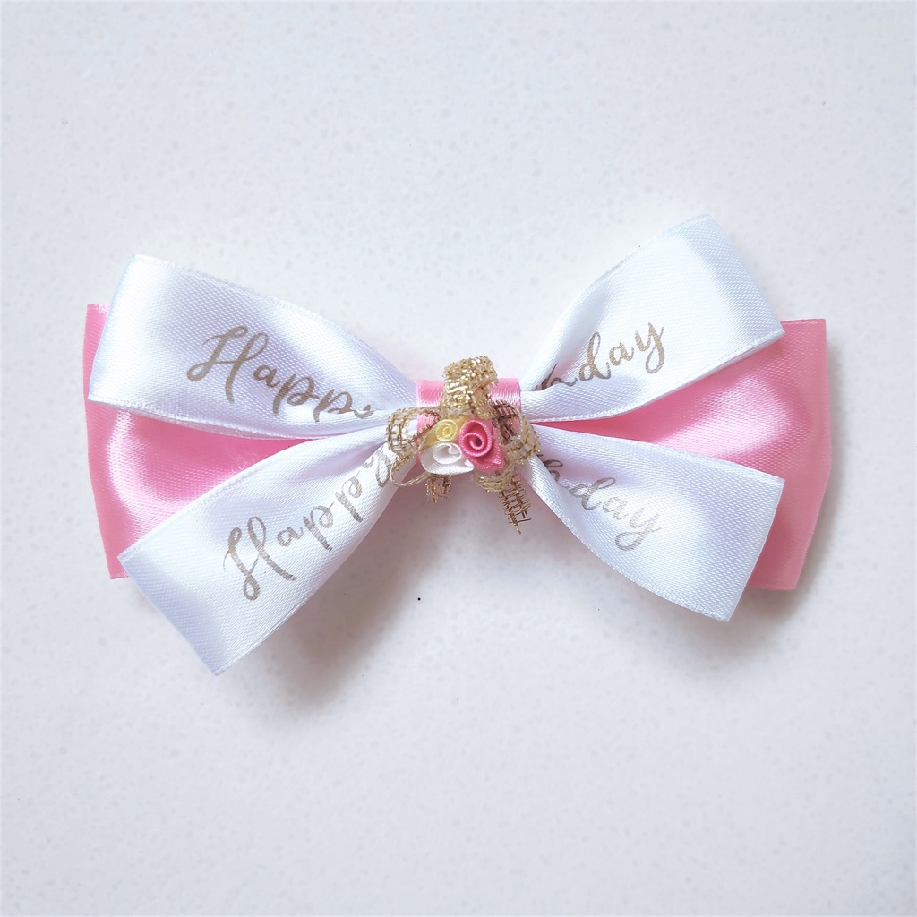 

TOKO ANQA-Pita Rangkai Satin Happy Birthday 5cm Bunga