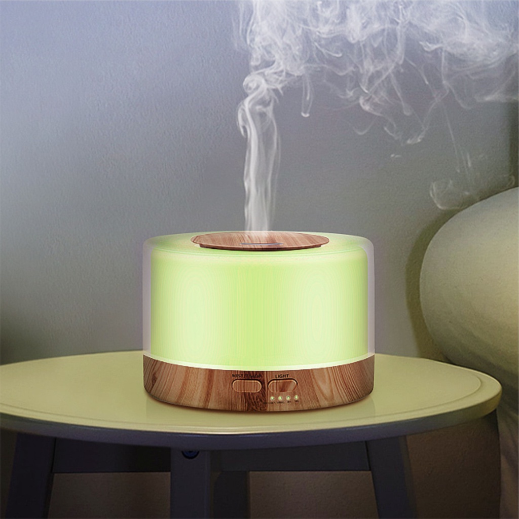 [ PAKET BUNDLING ] Moi 700ML Humidifier Diffuser Air Purifier Aromaterapy 7 Warna LED + Remote