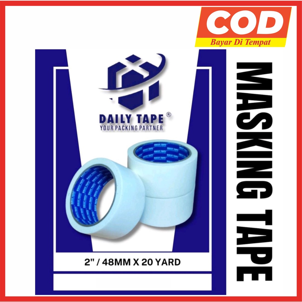 

Masking Tape 48 MM x 20 Yard Daily Tape