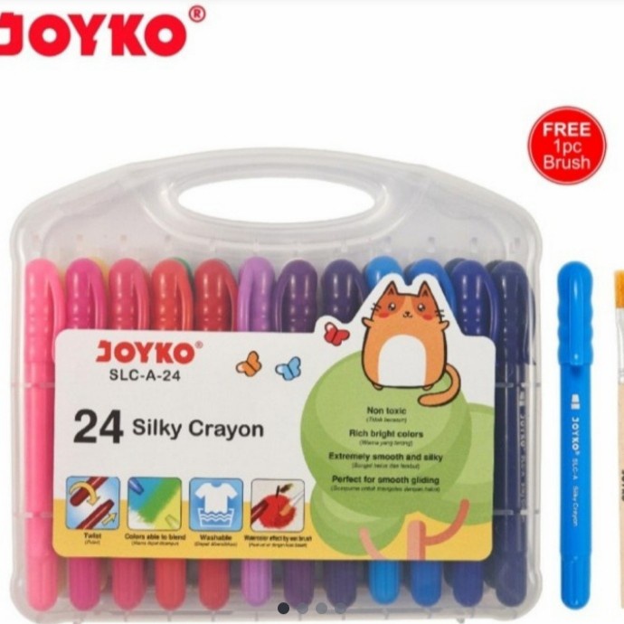 

Terlaris Joyco Silky Crayon Twist Slc-A 24