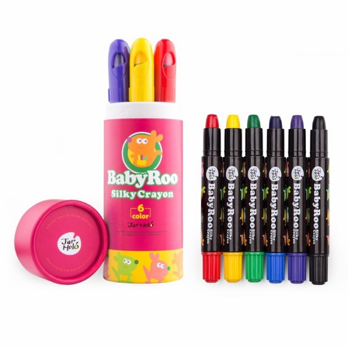 

Terlaris Joan Miro Babyroo Silky Crayon / Washable Crayon