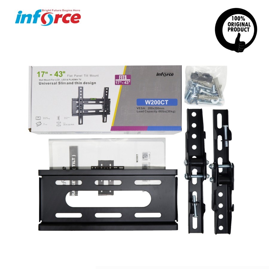 BRACKET TV LCD/LED 17-43&quot; 43 INFORCE W200CT UNIVERSAL BRAKET BREKET