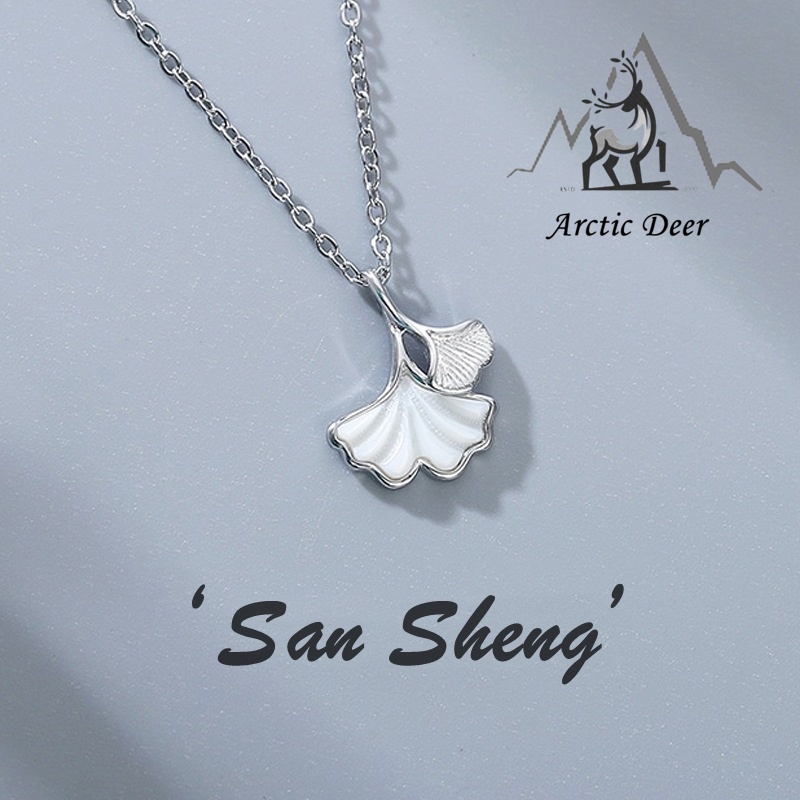 Kalung Titanium wanita-san sheng Chinese style Suasana dan sederhana Fashion necklace Arctic Deer