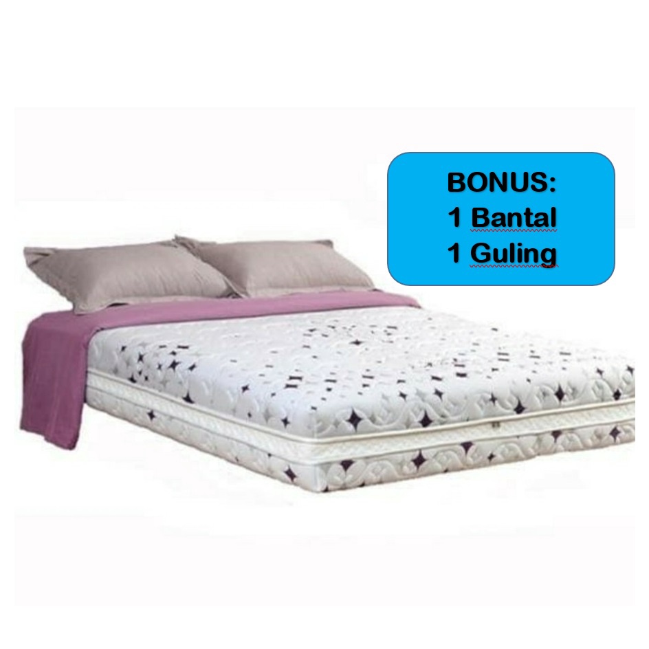 Kasur Guhdo Latex Back Health Springbed Orthopedic Hanya Kasur Gratis Bantal & Guling