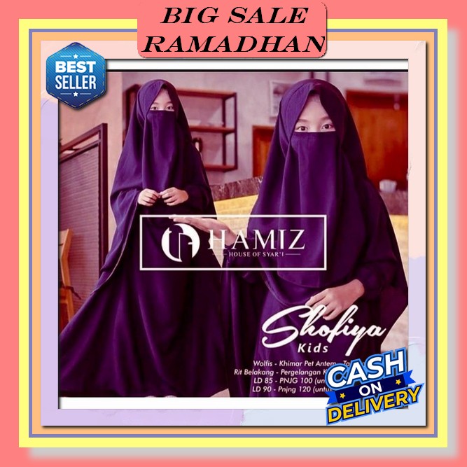 Baju Gamis Cuci Gudang Model Pakaian Viral Modern Bahan Adem Murah Terbaru 2023 Anak Perempuan Setel