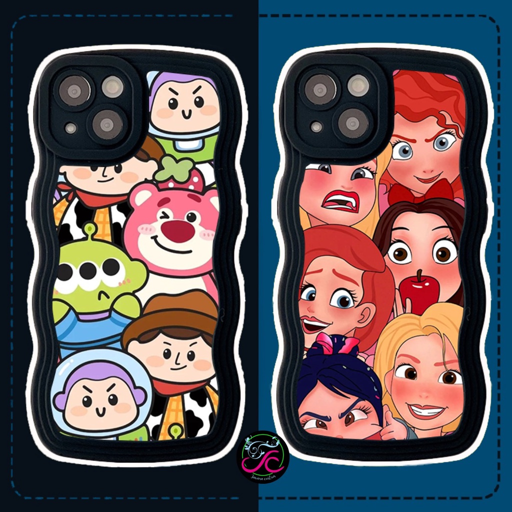 CUSTOM SOFTCASE SILIKON GELOMBANG WAVY CUSTOM GUMEL FOR REALME C2 5 5I C11 C20 C12 C25 NARZO 30A 50A