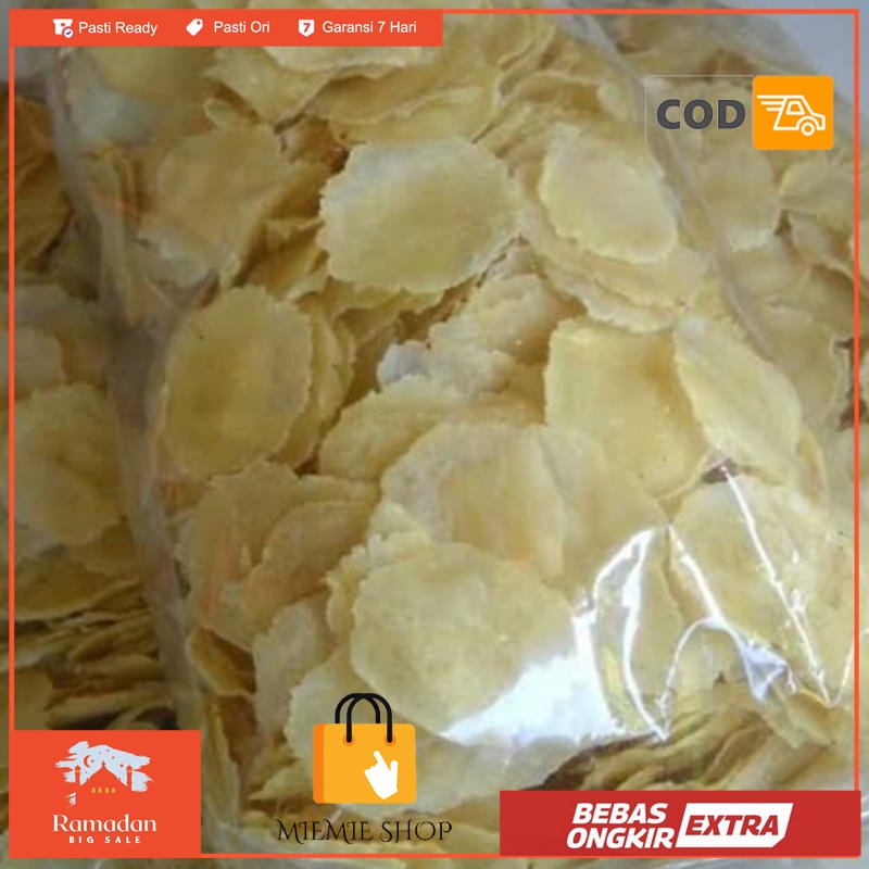 

emping melinjo/tipis renyah/asli kebumen 500 gram