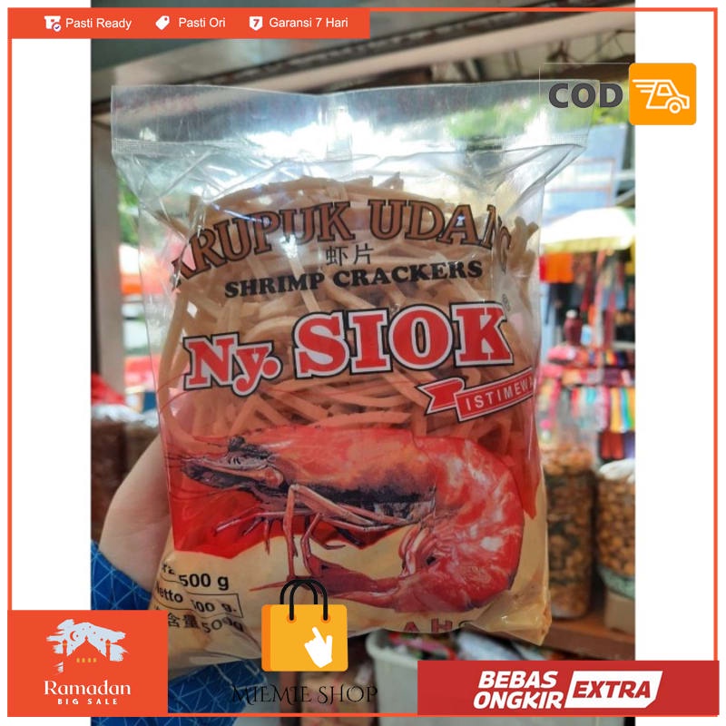 

Kerupuk Udang Ny Siok Stik 500gr