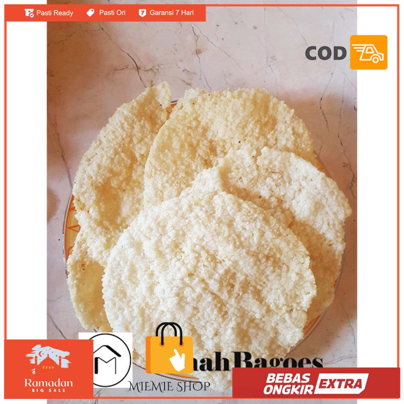 

Kerupuk Gendar / Krupuk Puli Khas Salatiga 250gr / gram - Original