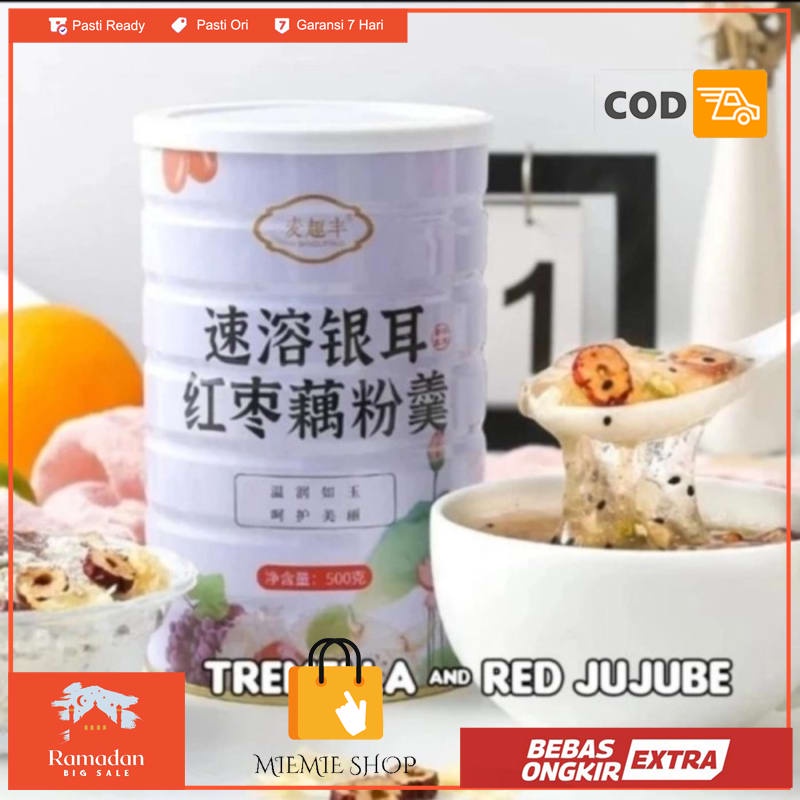 

Oufen Lotus Root Powder Bubuk Akar Teratai Makanan Diet Healthy Food - Tremella Nut