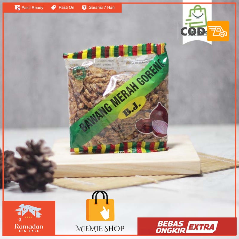 

BAWANG MERAH GORENG BJ / BERAT 50gram