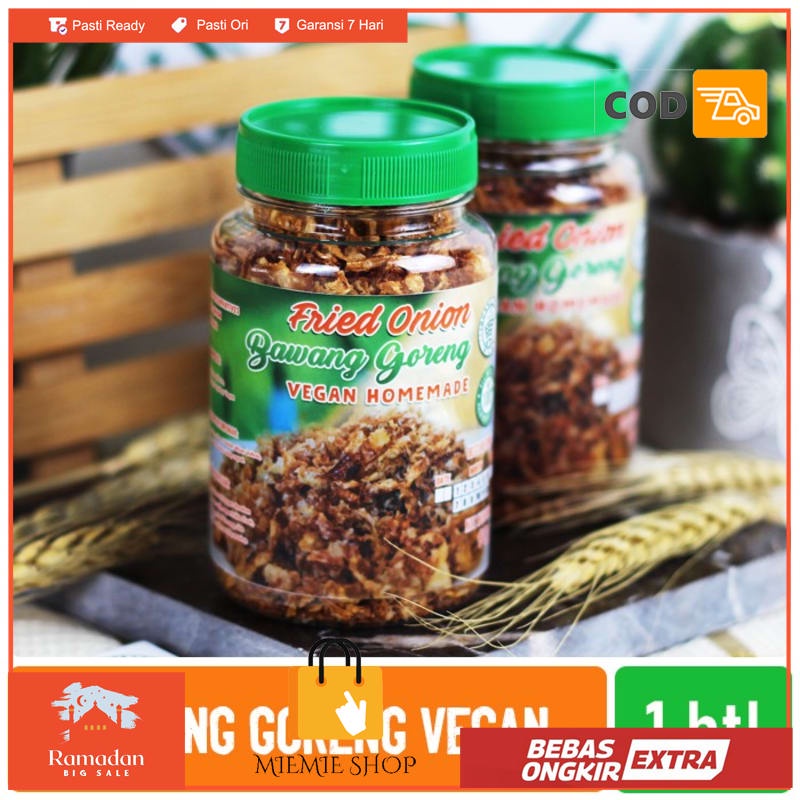 

Bawang Goreng Homemade Vegan Vegetarian Halal