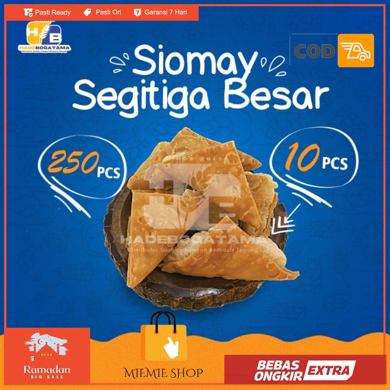 

Siomay Kering Segitiga Isi 10 buah