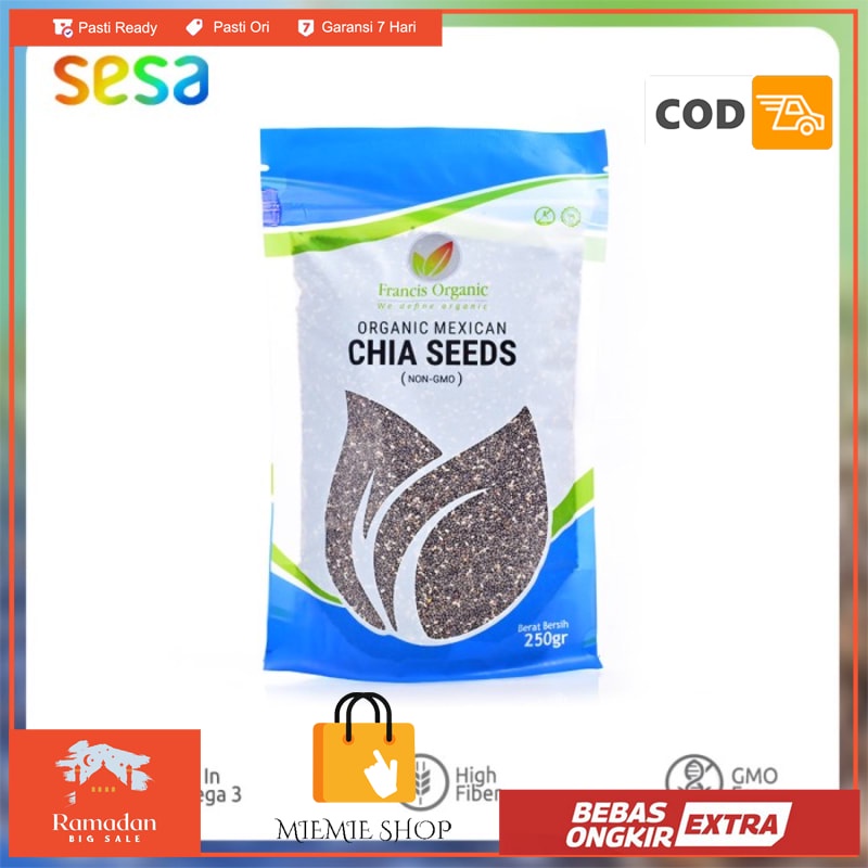 

Francis Organic Mexican Chia Seeds 250 Gr