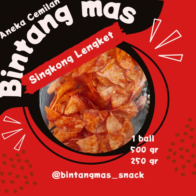 

[PROMO SNACK MURAH] SINGKONG LENGKET 250 gr