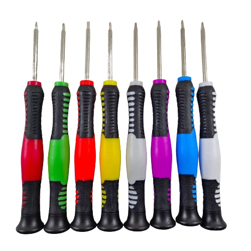 Obeng Set Versatile 14 in 1 Alat Buka Casing HP Screwdriver Plus Minus Torch Star Reparasi Tools 2811