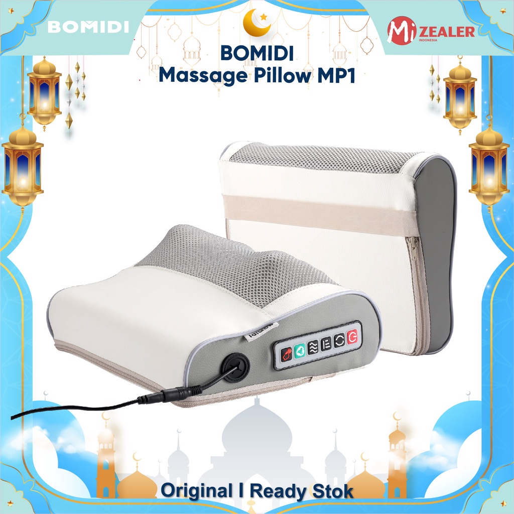 BOMIDI Bantal Pijat 8 Bola Massage Pillow Bantal Pijat Leher Punggung Portable Car And Home MP1