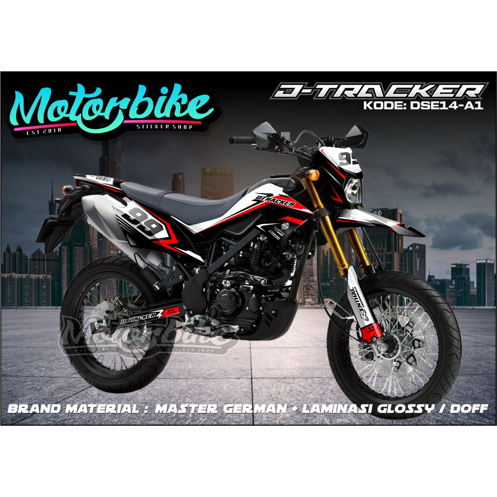 Decal Dtracker_Sticker Decal KLX Dtracker 150 SE_Stiker Motor