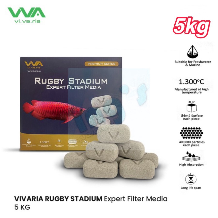 Vivaria Rugby Stadium Media Filter 5 Kg