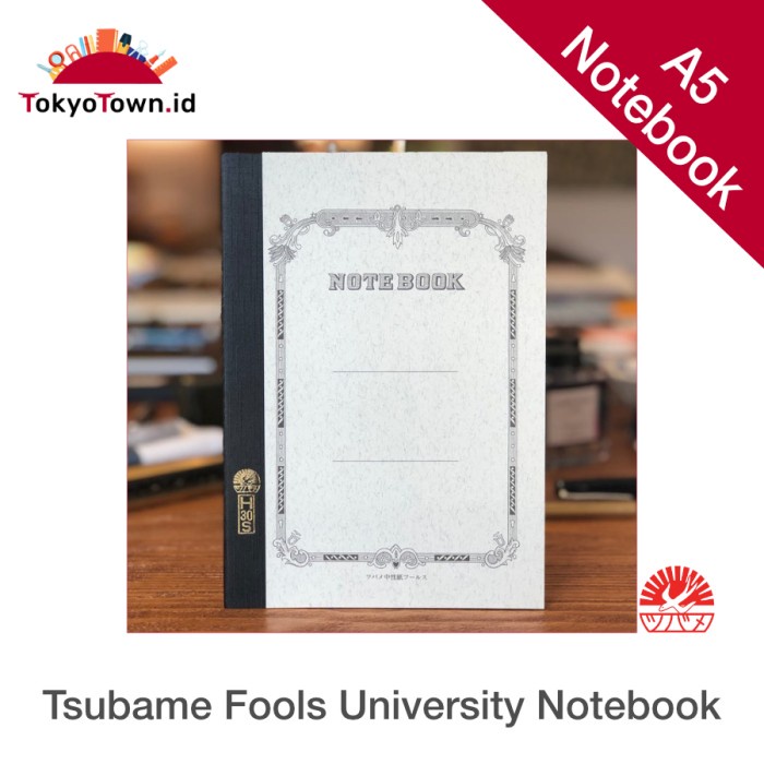 

Terlaris Nbook Notebook A5 Tsubame Fools University High-Quality Japanese