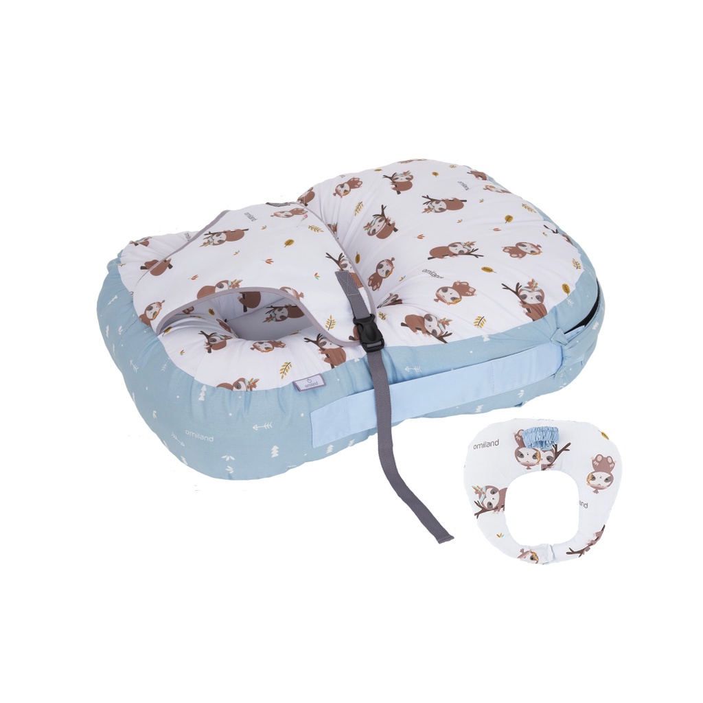 Bayi Sofa Multifungsi + Bantal Dot Sloth Series Omiland - OB56151 OB56152