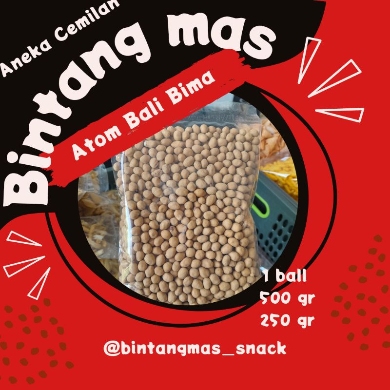 

[PROMO SNACK MURAH] KACANG ATOM BALI BIMA