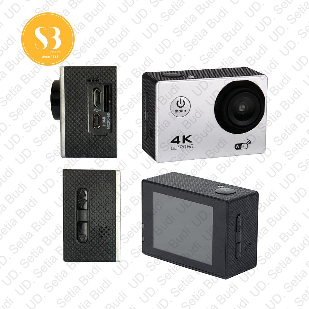 Action Cam 4K Ultra HD dengan Wifi Asli dan Bergaransi