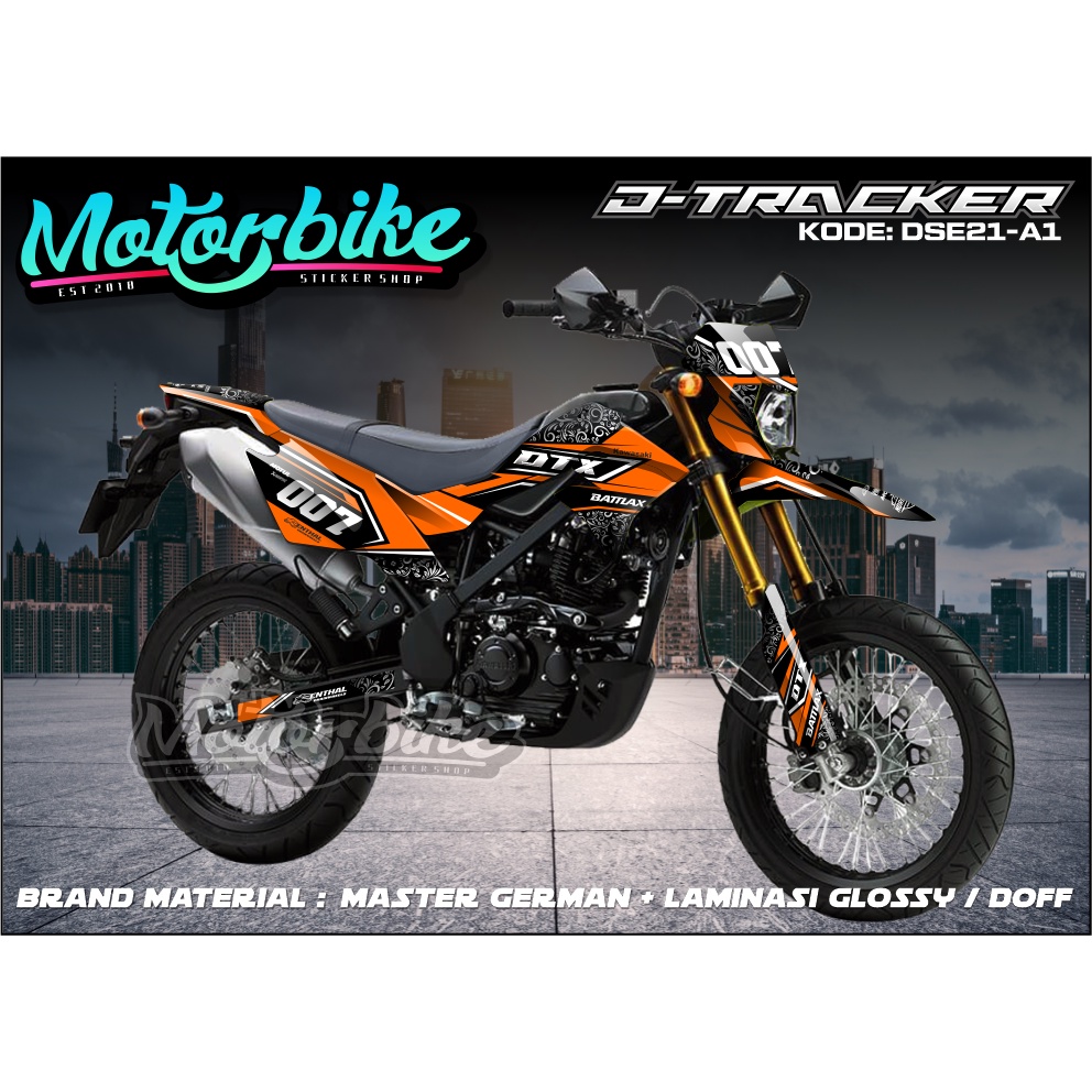 Aksesoris Motor Cross KLX Dtracker 150 New - Decal Dtracker 150 SE - Stiker KLX