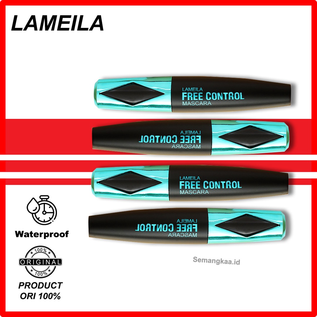 LAMEILA Maskara Teal Curling Slender Lash Mascara Waterproof LA072