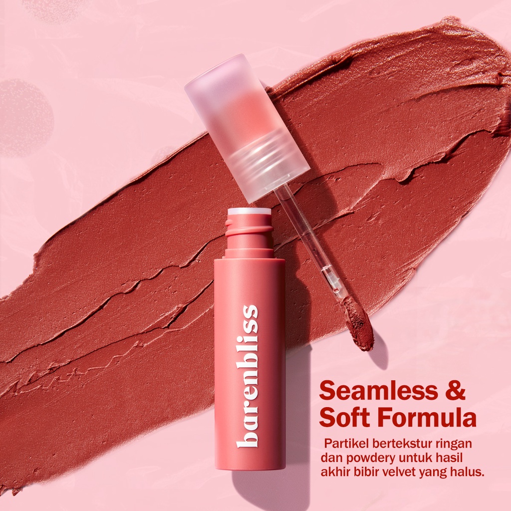 [BPOM][100% READY&amp;ORI]BNB barenbliss Cherry Makes Cheerful Lip Velvet korea Lipcream「24H Moisturizing」